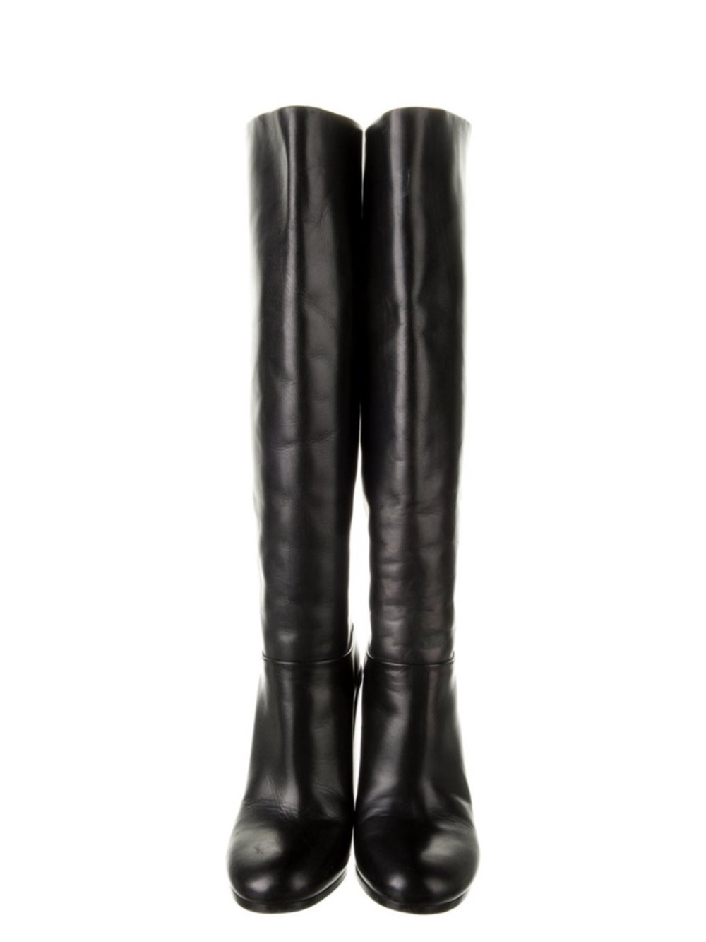 Proenza Schouler Black Over-the-Knee Leather Boots